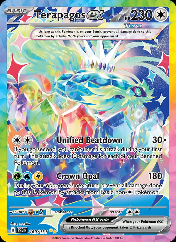 Terapagos ex 169/131 Prismatic Evolutions Pokémon card
