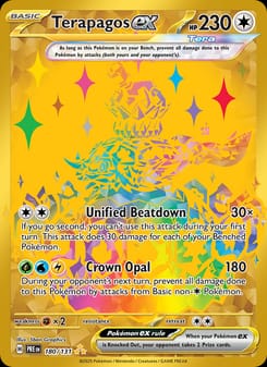 Terapagos ex 180/131 Hyper Rare – Prismatic Evolutions Pokémon card