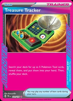 Treasure Tracker 131/131 ACE SPEC Rare – Prismatic Evolutions Pokémon card