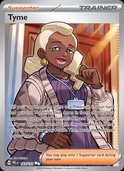 Tyme 143/131 Ultra Rare – Prismatic Evolutions Pokémon card
