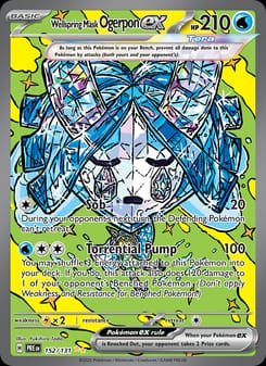 Wellspring Mask Ogerpon ex 152/131 Special Illustration Rare – Prismatic Evolutions Pokémon card