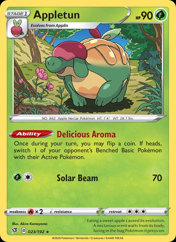 Appletun 023/192 Rebel Clash Pokémon card