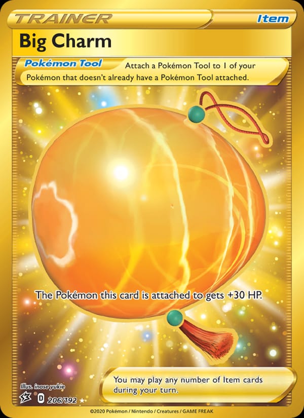Big Charm 206/192 Rebel Clash Pokémon card