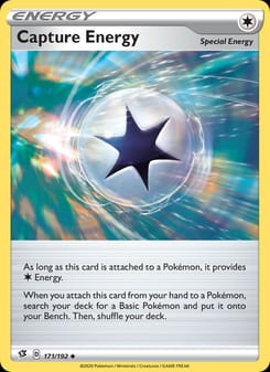 Capture Energy 171/192 Uncommon – Rebel Clash Pokémon card