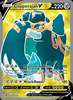 Copperajah V 187/192 Ultra Rare – Rebel Clash Pokémon card