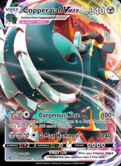 Copperajah VMAX 137/192 Ultra Rare – Rebel Clash Pokémon card