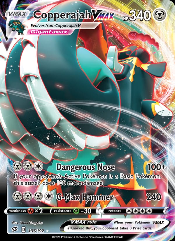 Copperajah VMAX 137/192 Rebel Clash Pokémon card