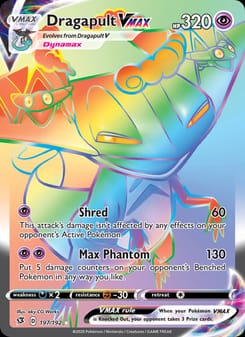 Dragapult VMAX 197/192 Secret Rare – Rebel Clash Pokémon card
