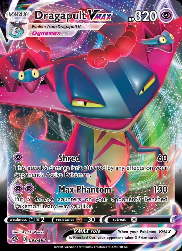 Dragapult VMAX 093/192 Rebel Clash Pokémon card