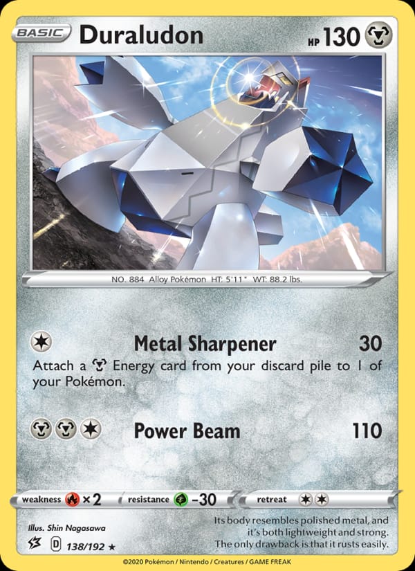 Duraludon 138/192 Rebel Clash Pokémon card