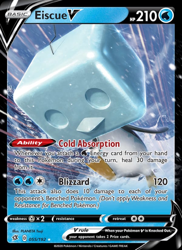 Eiscue V 055/192 Rebel Clash Pokémon card
