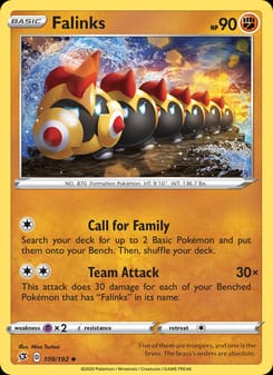 Falinks 109/192 Uncommon – Rebel Clash Pokémon card