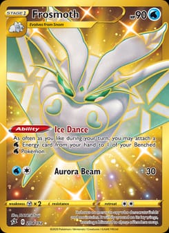 Frosmoth 204/192 Secret Rare – Rebel Clash Pokémon card