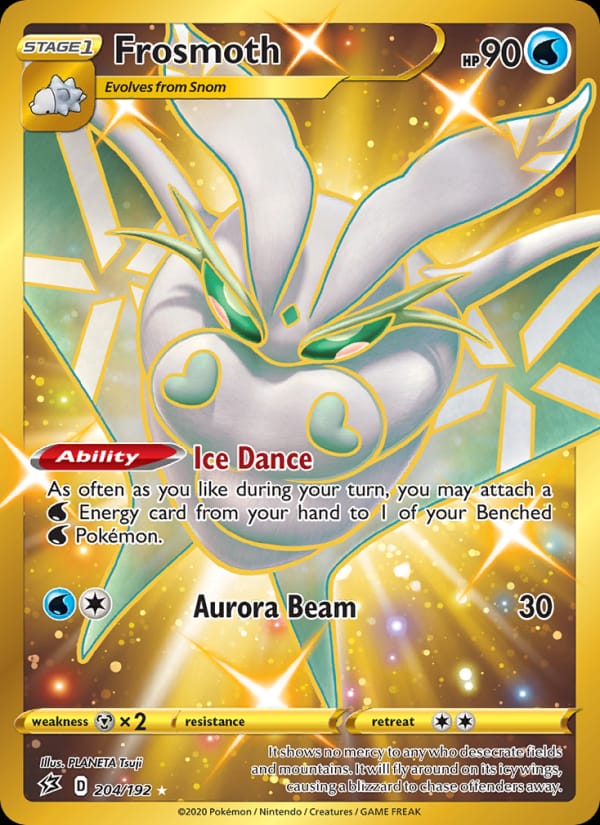 Frosmoth 204/192 Rebel Clash Pokémon card