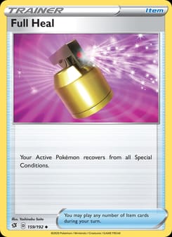 Full Heal 159/192 Uncommon – Rebel Clash Pokémon card
