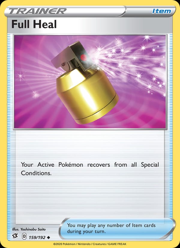 Full Heal 159/192 Rebel Clash Pokémon card