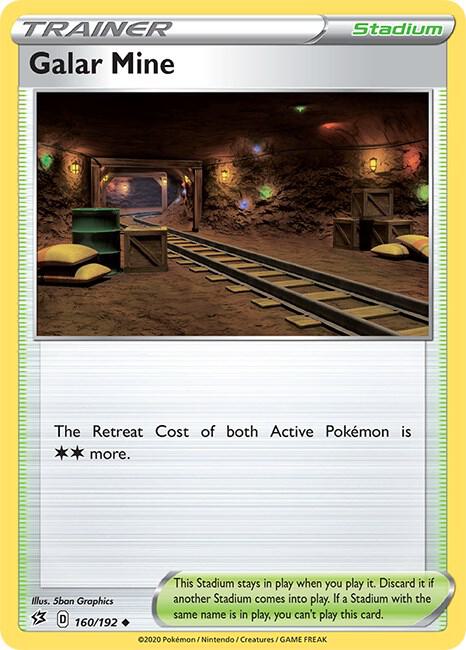 Galar Mine 160/192 Rebel Clash Pokémon card