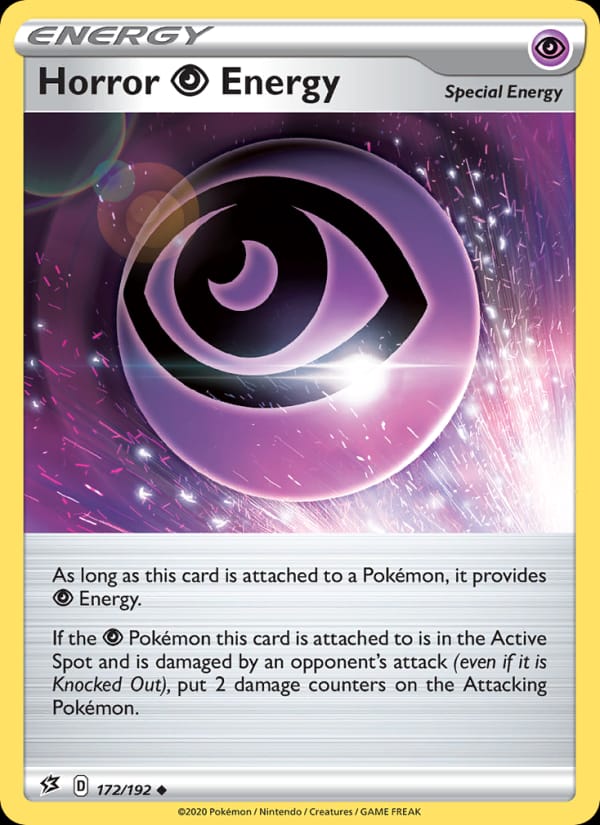 Horror Psychic Energy 172/192 Rebel Clash Pokémon card