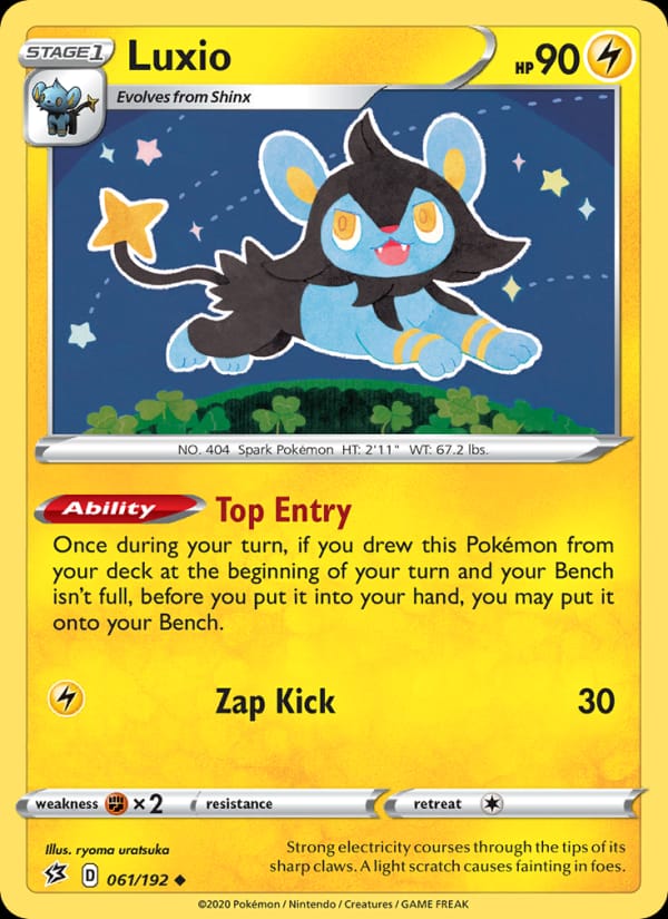 Luxio 061/192 Rebel Clash Pokémon card