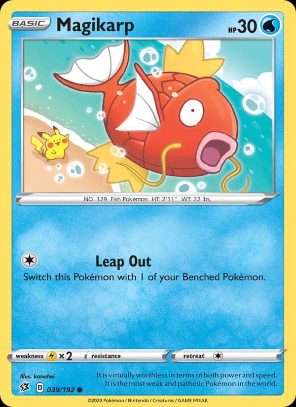 Magikarp 039/192 Rebel Clash Pokémon card