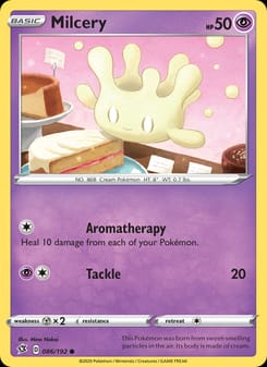 Milcery 086/192 Common – Rebel Clash Pokémon card