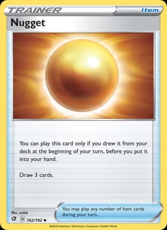 Nugget 162/192 Uncommon – Rebel Clash Pokémon card