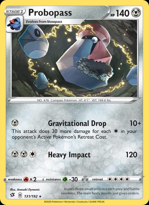 Probopass 131/192 Rebel Clash Pokémon card
