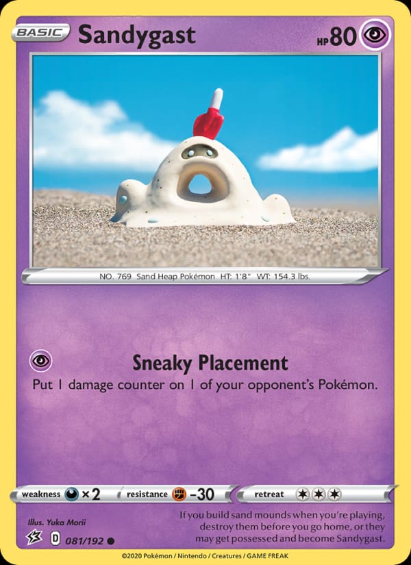 Sandygast 081/192 Rebel Clash Pokémon card
