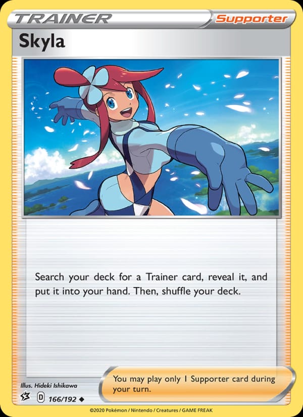 Skyla 166/192 Rebel Clash Pokémon card