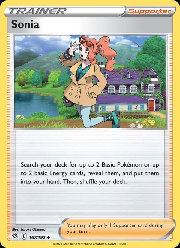 Sonia 167/192 Rebel Clash Pokémon card