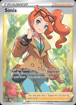 Sonia 192/192 Ultra Rare – Rebel Clash Pokémon card