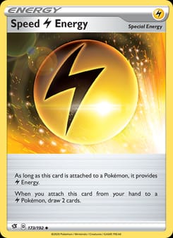 Speed Lightning Energy 173/192 Uncommon – Rebel Clash Pokémon card