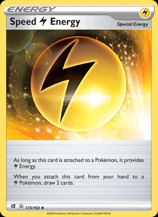 Speed Lightning Energy 173/192 Rebel Clash Pokémon card
