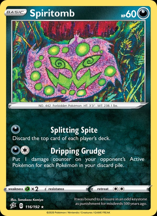 Spiritomb 116/192 Rebel Clash Pokémon card
