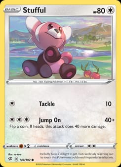 Stufful 149/192 Common – Rebel Clash Pokémon card