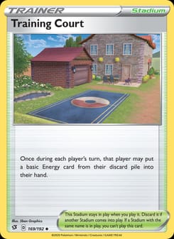 Training Court 169/192 Uncommon – Rebel Clash Pokémon card