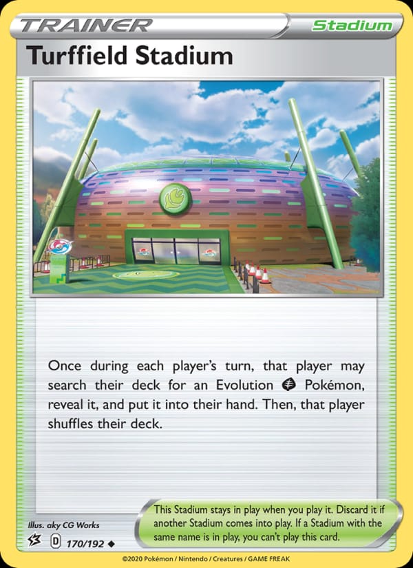 Turffield Stadium 170/192 Rebel Clash Pokémon card