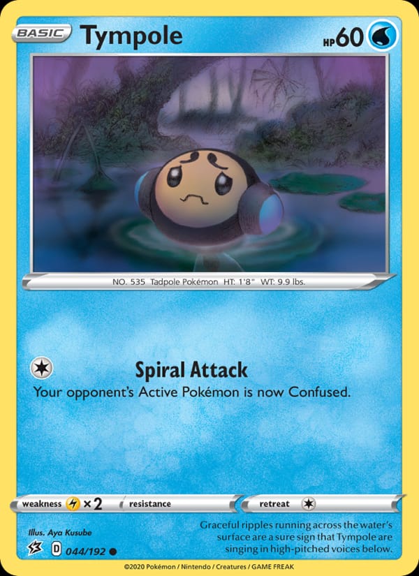 Tympole 044/192 Rebel Clash Pokémon card
