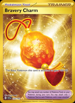 Bravery Charm 175/142 Hyper Rare – Stellar Crown Pokémon card