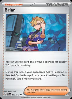 Briar 132/142 Uncommon – Stellar Crown Pokémon card
