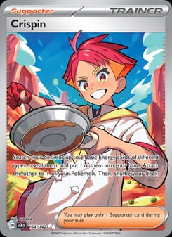 Crispin 164/142 Ultra Rare – Stellar Crown Pokémon card