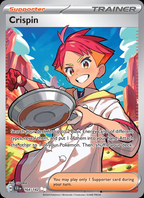 Crispin 164/142 Stellar Crown Pokémon card