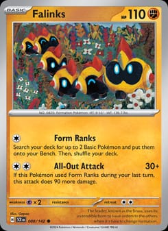 Falinks 088/142 Common – Stellar Crown Pokémon card