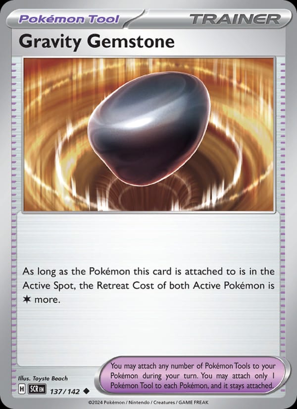 Gravity Gemstone 137/142 Stellar Crown Pokémon card