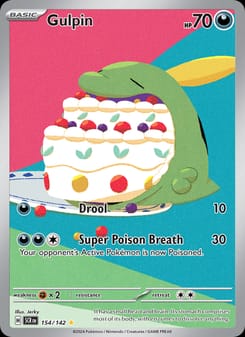 Gulpin 154/142 Illustration Rare – Stellar Crown Pokémon card