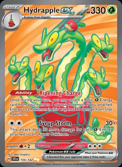Hydrapple ex 156/142 Ultra Rare – Stellar Crown Pokémon card