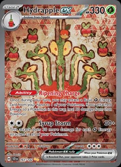 Hydrapple ex 167/142 Special Illustration Rare – Stellar Crown Pokémon card