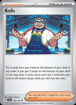Kofu 138/142 Uncommon – Stellar Crown Pokémon card