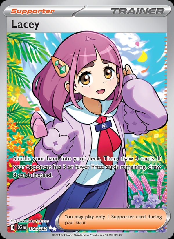 Lacey 166/142 Stellar Crown Pokémon card