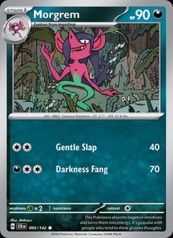 Morgrem 095/142 Common – Stellar Crown Pokémon card